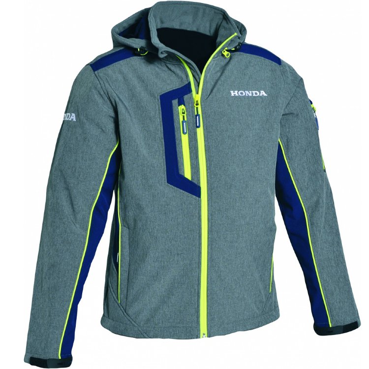 Куртка мужская серая SOFTSHELL JACKET 2017 HONDA
