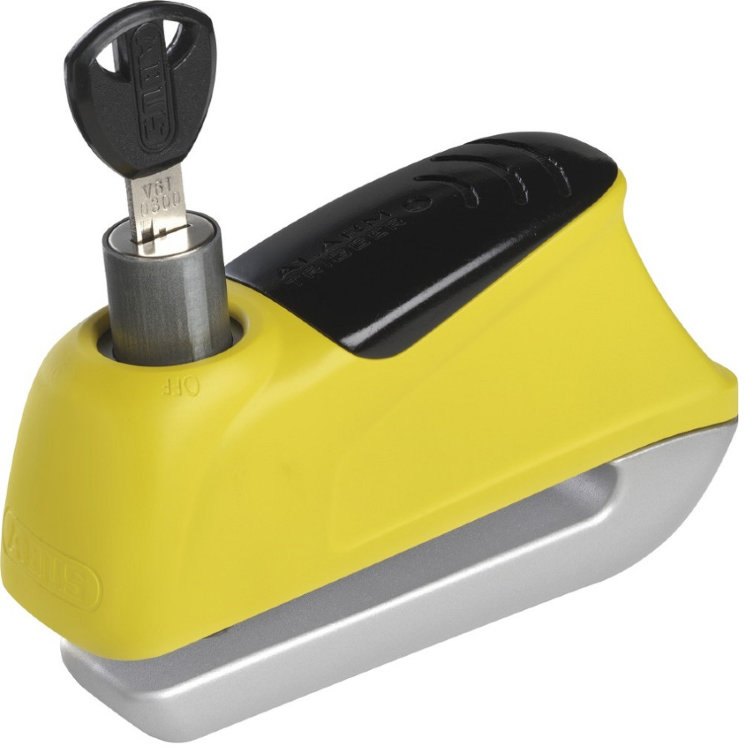 Скоба на тормозной диск Trigger Alarm Yellow 10 mm