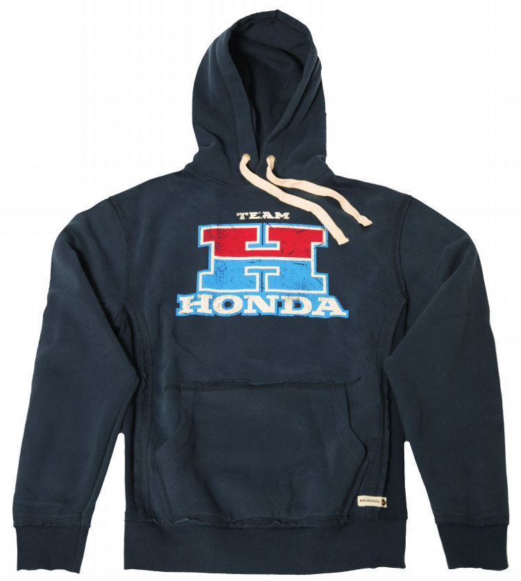 Толстовка - Худи темно-серая TEAM HONDA HOODIE L