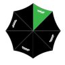 Зонт трость SBK REPL черно-зеленый с логотипом Kawasaki  - Зонт трость SBK REPL черно-зеленый с логотипом Kawasaki 