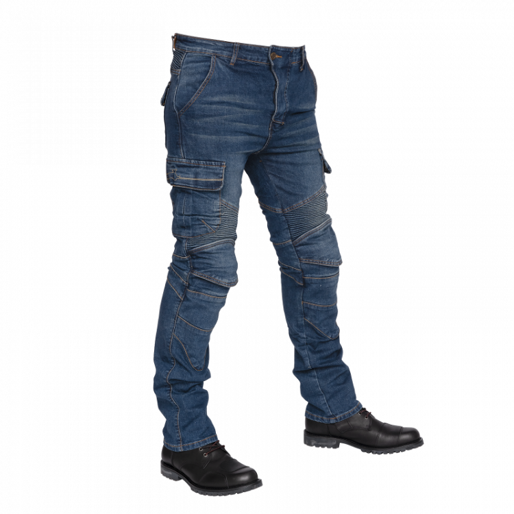 Мотобрюки MadBull Stratum Jeans Denim