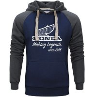 Толстовка - Худи MAKING LEGENDS GREY/BLUE HOODIE M