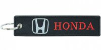 Брелок BMV 002 "Хонда авто" ткань, вышивка 13*3см