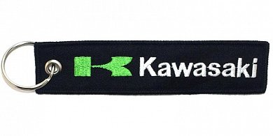 Брелок BMV 011 "Кавасаки" ткань, вышивка 13*3см