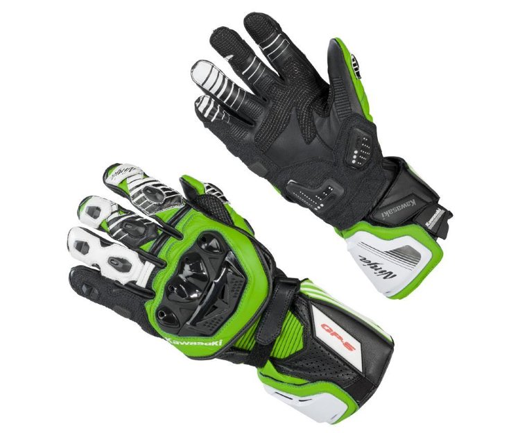 Перчатки кожаные NINJA GLOVES Kawasaki