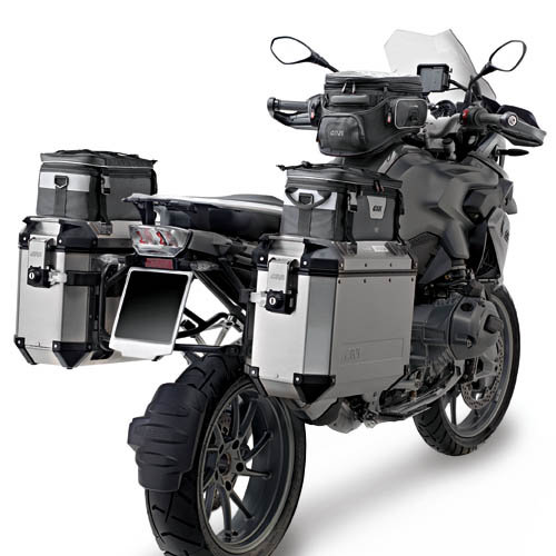 Кофры боковые Trekker Outback компл. алюминий 37л. GIVI